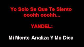 Karaoke Wisin y Yandel te siento [upl. by Yesmar449]