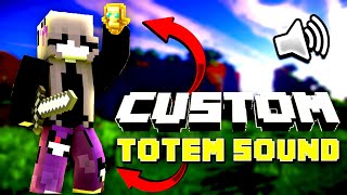 How To Make A Custom Totem Sound in MINECRAFT [upl. by Kilgore]