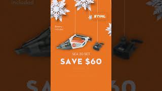 The SEA 20 Handheld Vacuum brings the power of STIHL into the home [upl. by Brittany]