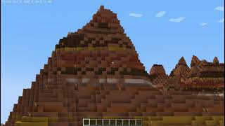 Minecraft 118 Seed Eroded Badlands At Spawn [upl. by Letram]