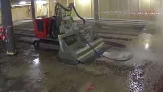 AQUA CUTTER 710V parking garage  Aquajet Systems [upl. by Tiossem]