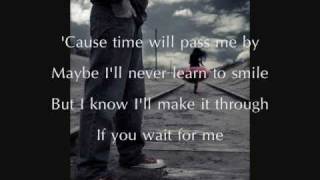 Will You Wait For Me by Gareth Gates w lyrics [upl. by Nilyak]