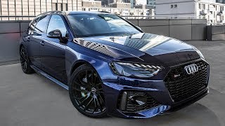 FIRST TEST 202021 AUDI RS4 AVANT  SUPERWAGON FACELIFT IS HERE MORE REASONABLE THAN RS6 [upl. by Eesdnyl]