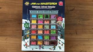 Video 3 Jan van Haasteren Adventskalender  Kerst Advent Kalender24x54 stukjesPuzzel1000Stukjes [upl. by Greerson]