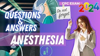 Anesthesia Questions amp Answers  Medical Coding [upl. by Sweatt]