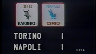 Torino CalcioNapoli 11 del 31101982 Diaz Borghi [upl. by Lennox876]