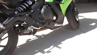 2014 Kawasaki Ninja 650 Two Brothers Racing exhaust [upl. by Izabel452]