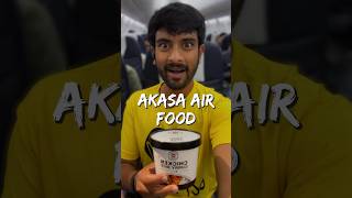 Newly Launched Akasa Air’s Food Experience ✈️🍣🥗 [upl. by Rolan]