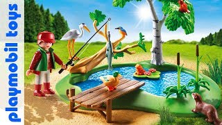 Unpack Playmobil Country 6816 Fishing Pond [upl. by Rratsal189]