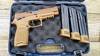 Sig Sauer Sig P320 M17 Review amp Shoot 9mm [upl. by Adnaugal]