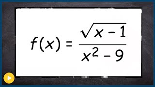 Domain of Rational Radical Function [upl. by Hallimaj795]