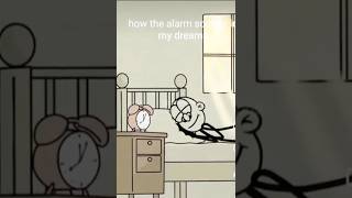 HOW ALARM SOUND IN MY DREAM 😃😃funny short [upl. by Odrautse]