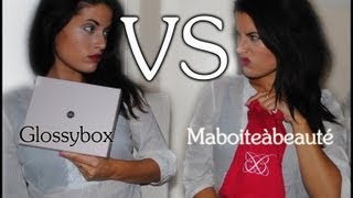 ♡ Laquelle Choisir   Glossybox VS Maboiteàbeauté ♡ [upl. by Aruasor]