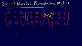 3117Linear Algebra Permutation Matrix [upl. by Lladnew]