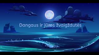 PASAKA Dangaus ir jūros žvaigždutės🌟🌛 [upl. by Rellek]