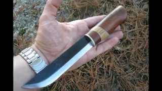 Carbon steel Laplander  Sami Knife [upl. by Phila]