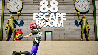 88 Escape Room All Levels Fortnite Tutorial [upl. by Milt189]