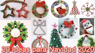 20 Ideas para NAVIDAD 2023 Manualidades para todos [upl. by Alrad958]