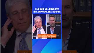 Le bugie del Governo in campagna elettoraleshorts governomeloni giorgetti elezionieuropee [upl. by Loats241]