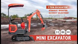 Part 2  Mini Excavators 1 Tons [upl. by Akire802]