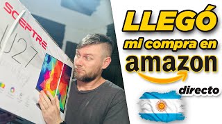 😱 ¡LLEGÓ mi COMPRA en AMAZON desde ARGENTINA 📦 Envío directo IMPUESTOS y mi experiencia [upl. by Ennagrom]