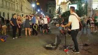 Cezar Habeanu  Youre beautiful live  Old Town Bucharest [upl. by Imekawulo]