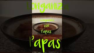 Longaniza con Papas shorts viral comidamexicana [upl. by Idnahc]