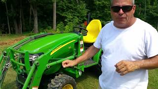 How to tell if your John Deere 200CX H120 amp H130 Loader Bucket is Level [upl. by Nyleuqaj957]