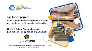 Djoloff Relax Ameublement Les artisans modernes du Sénégal Plonger dans un univers de mobilier [upl. by Enitsenrae]