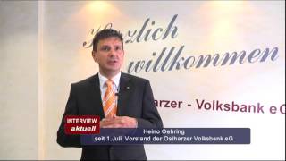 Neuer Vorstand der Ostharzer Volksbank eG [upl. by Tamer]