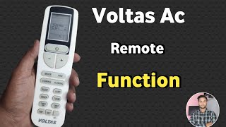 Voltas ac remote control operation [upl. by Pontias]