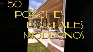 🏠🌞  50 PORchES DiSEÑOS MoDERNoS diseños de portales porches Modernos BONITOS INGRESOS de casa [upl. by Berfield]