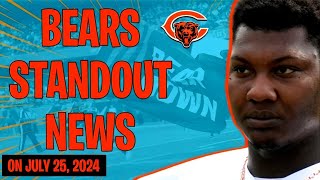 Rookie Diaries Inside the Bears Training Camp on JULY 25 2024 [upl. by Yanaj]