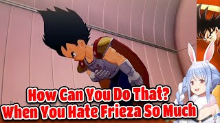 Pekora Funny Reactions When Little Vegeta Greet Frieza Cutscene In Dragon Ball Z Kakarot【ENG SUB】 [upl. by Audun215]