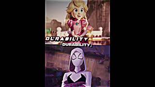 SpiderManGwen Stacy Vs Princess Peach meme edit illumination sony mario spiderverse [upl. by Niwle]