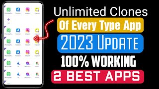 Best Multiple App Cloner  How To Clone App  Unlimited App Cloner 2023 [upl. by Attehcnoc]