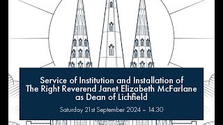 The Installation of the Dean of Lichfield [upl. by Atilrac244]