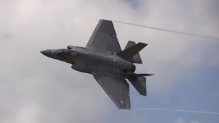 F35C Lightning II Demonstration  2022 NAS Oceana Air Show [upl. by Heer]