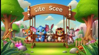 Animals on the Swing  Fun Kids Song [upl. by Petromilli]