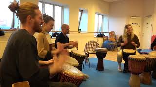 Djembe tribe jam Copenhagen [upl. by Clintock]