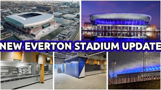 BEST PREMIER LEAGUE STADIUM Inside Everton’s New Stadium Latest Updates from BramleyMoore Dock [upl. by Drawoh]