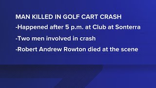 Man dies at northside country club in golf cart accident [upl. by Sitoiyanap]