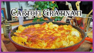 🥔 Cartofi Gratinati cu Costita Afumata Carnat Chorizo si Mozzarella  Chef Florin Arvunescu [upl. by Harehs]