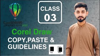 CorelDRAW Tutorial 2021  Copy Paste amp Guideline Commands Tutorial For Beginners [upl. by Pail]