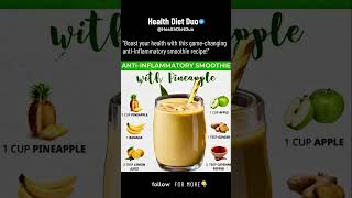 Boost your health with this antiinflametory smoothie  HealthDietDuo shorts [upl. by Jacquet]