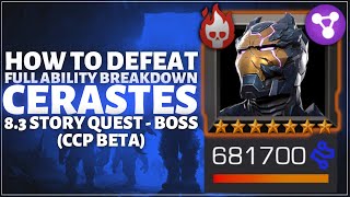 How to Defeat Act 83 Boss  Cerastes Beta  Full Breakdown  MCOC [upl. by Irianat]