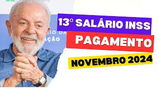 13º Salário INSS Governo Anuncia Novos Prazos de Pagamento em Novembro [upl. by Scopp]