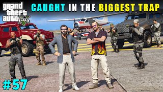 MERRYWEATHER CAUGHT US IN THE BIGGEST TRAP  GTA V GAMEPLAY 57 [upl. by Chita]