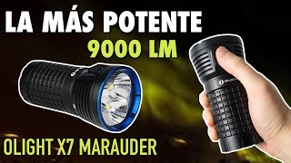 Olight X7 Marauder la Linterna MÁS POTENTE 9000LM  Review [upl. by Stanislaus]