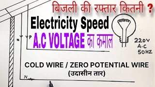 AC VOLTAGE का कमाल  इलेक्ट्रिसिटी रफ्तार [upl. by Ayamahs]